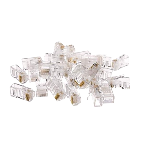 RJ45 CAT6 Connectors (100 Pack)