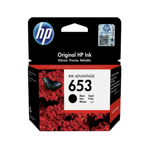 HP 653 Ink Advantage Black Standard Yield Printer Cartridge