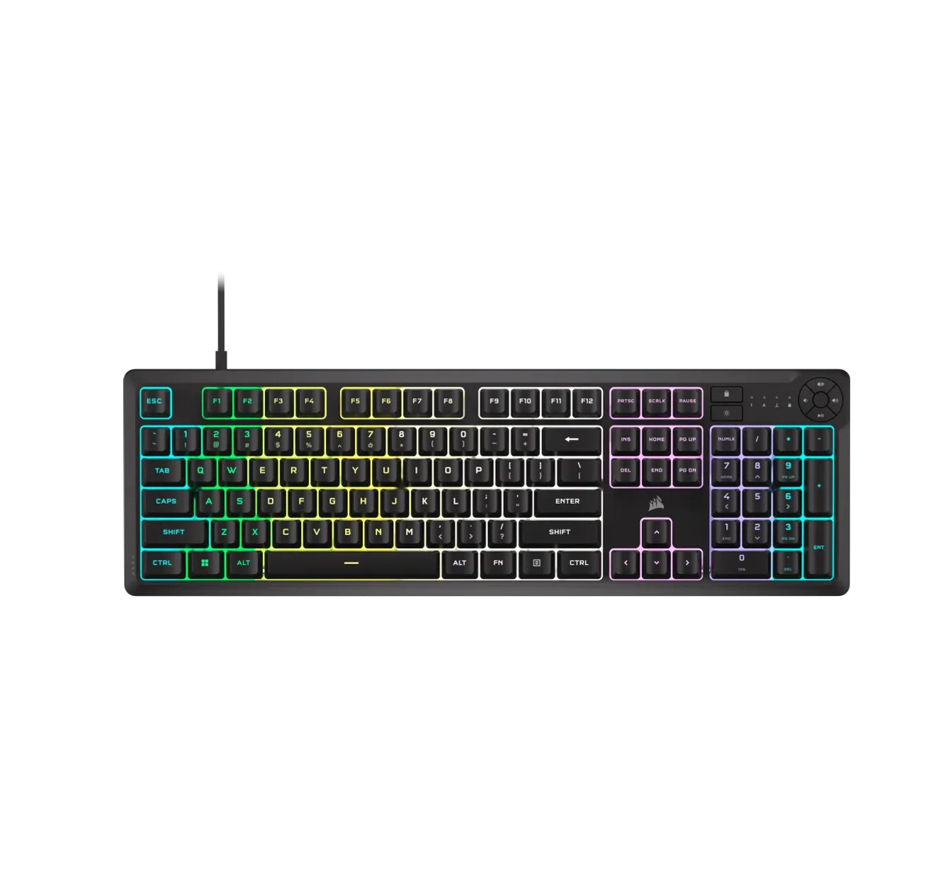 Corsair K55 Core RGB Rubber Dome Keyboard